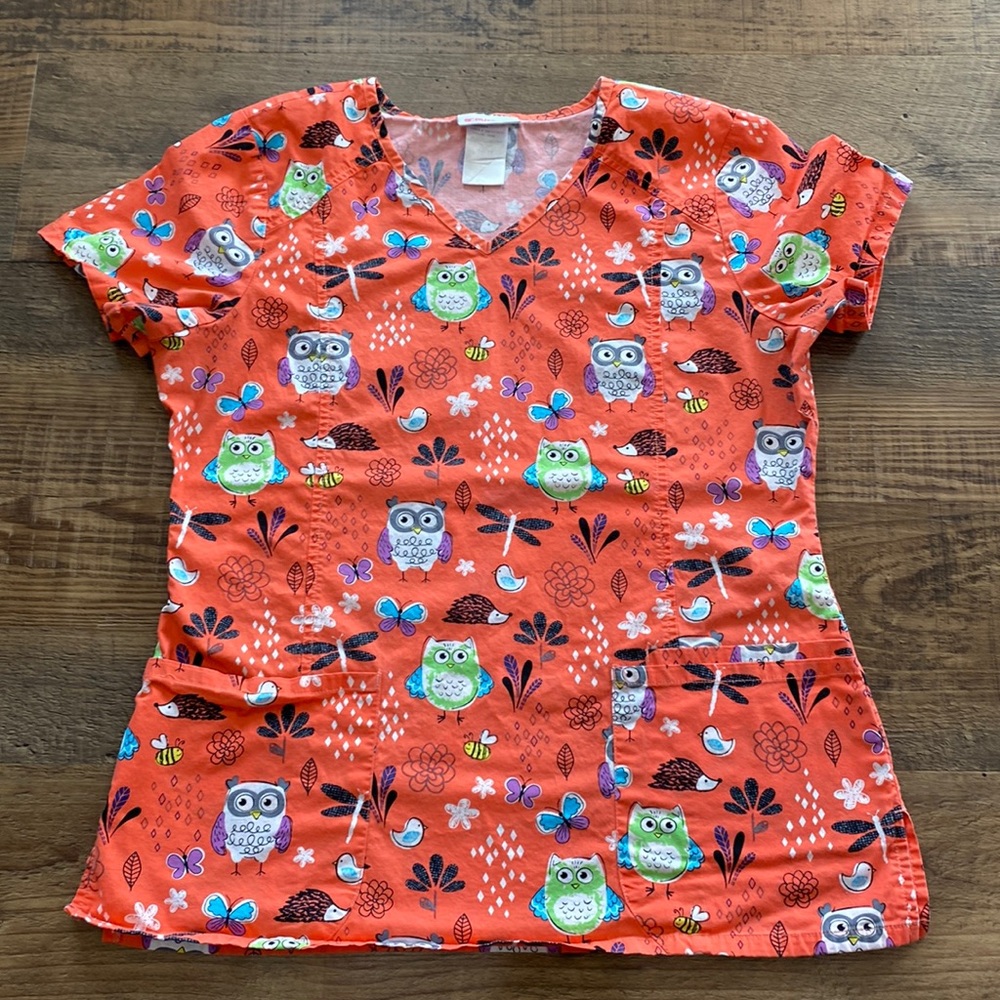 ScrubStar Scrub Top Size S
